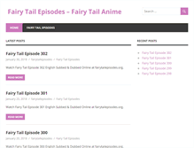 Tablet Screenshot of fairytailepisodes.org